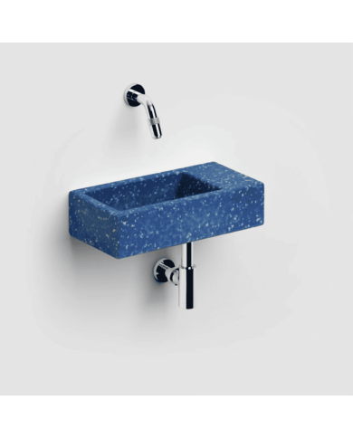 Lave-mains bleu nuit 36cm Flush 3 Clou Lave-mains bleu nuit 36cm Flush 3 Clou