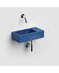 Lave-mains recyclé bleu nuit 36cm Flush 3 Clou Lave-mains recyclé bleu nuit 36cm Flush 3 Clou