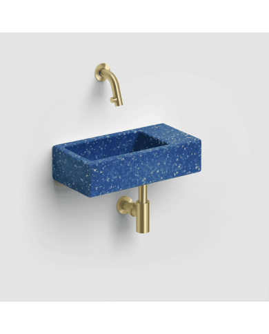 Lave-mains bleu nuit 36cm Flush 3 Clou Lave-mains bleu nuit 36cm Flush 3 Clou