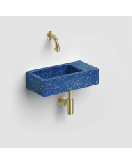 Lave-mains bleu nuit 36cm Flush 3 Clou Lave-mains bleu nuit 36cm Flush 3 Clou