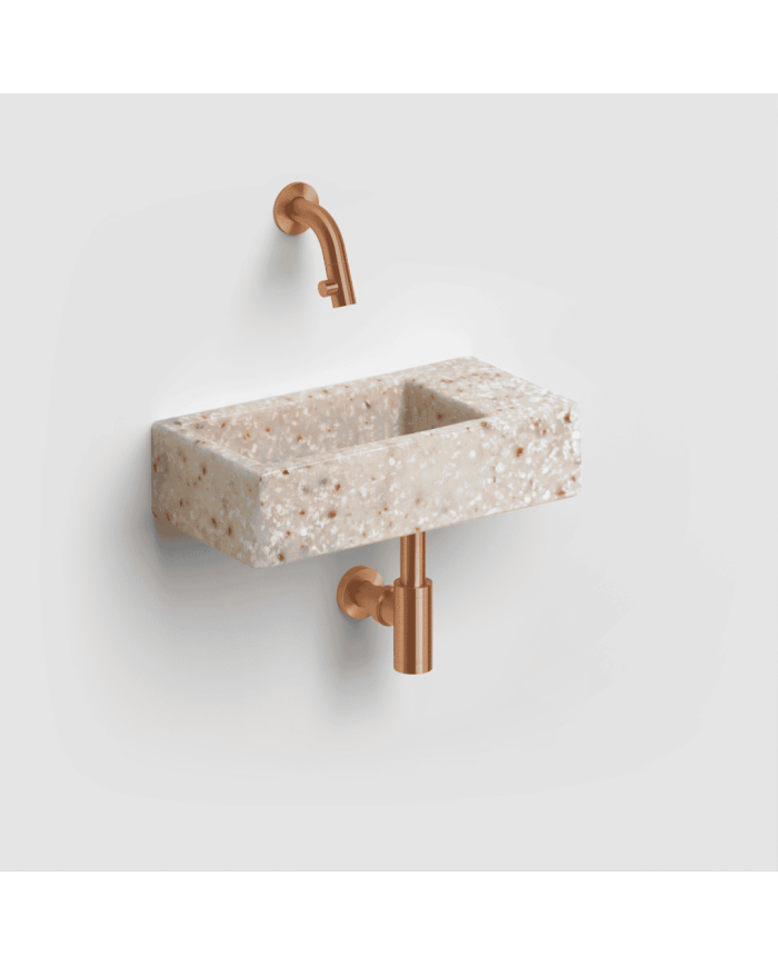 Lave-mains Terra clair 36cm Flush 3 Clou Lave-mains Terra clair 36cm Flush 3 Clou