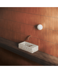 Lave-mains Terra clair 36cm Flush 3 Clou Lave-mains Terra clair 36cm Flush 3 Clou