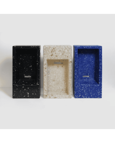 Lave-mains Noir galaxie 36cm Flush 3 Clou