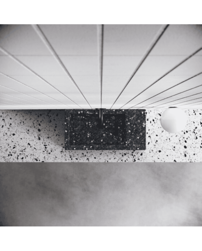 Lave-mains Noir galaxie 36cm Flush 3 Clou