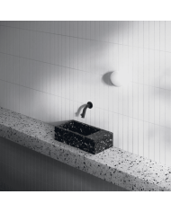 Lave-mains Noir galaxie 36cm Flush 3 Clou