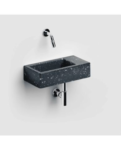 Lave-mains Noir galaxie 36cm Flush 3 Clou Lave-mains Noir galaxie 36cm Flush 3 Clou