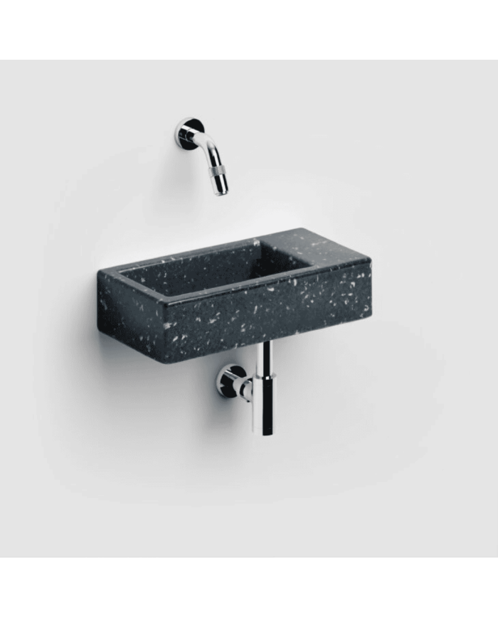 Lave-mains Noir galaxie 36cm Flush 3 Clou