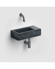 Lave-mains recyclé Noir galaxie 36cm Flush 3 Clou Lave-mains recyclé Noir galaxie 36cm Flush 3 Clou