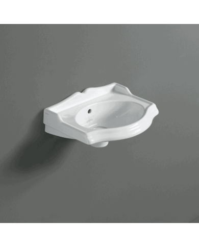 lave-mains suspendu simas | Céramique italienne 2 finitions