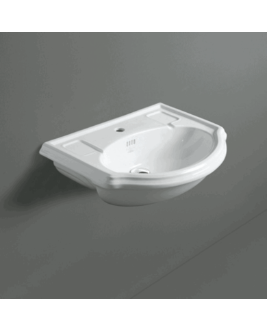 lavabo rétro simas | Céramique italienne 67 cm