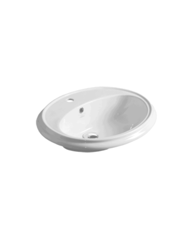 lavabo encastrer simas | Céramique italienne 61 cm