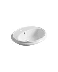 lavabo encastrer simas | Céramique italienne 61 cm