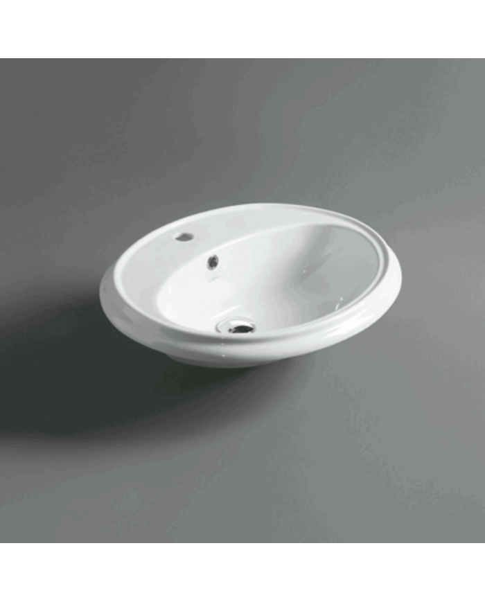 lavabo encastrer simas | Céramique italienne 61 cm