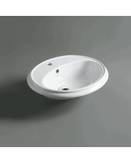 lavabo encastrer simas | Céramique italienne 61 cm