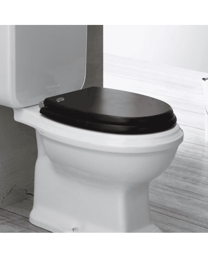 abattant wc bois simas | Charnières chromé or bronze