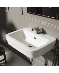 Lavabo rétro Simas | Céramique italienne 70 cm