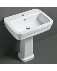 Lavabo rétro Simas | Céramique italienne 70 cm