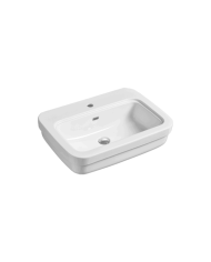 Lavabo rétro Simas | Céramique italienne 70 cm