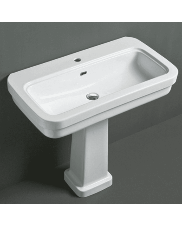 lavabo rétro Simas 90 | Céramique artisanale italienne
