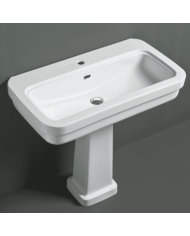 lavabo rétro Simas 90 | Céramique artisanale italienne