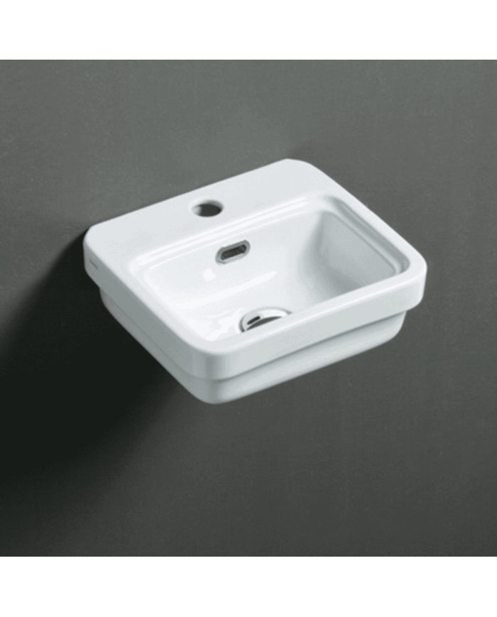 lave-mains suspendu Simas | Céramique italienne 34 cm