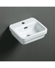 lave-mains suspendu Simas | Céramique italienne 34 cm