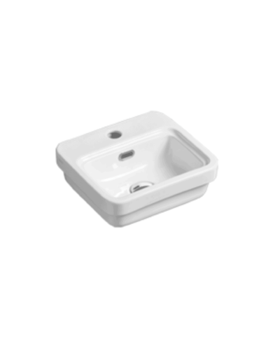 lave-mains suspendu Simas | Céramique italienne 34 cm