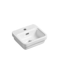 lave-mains suspendu Simas | Céramique italienne 34 cm
