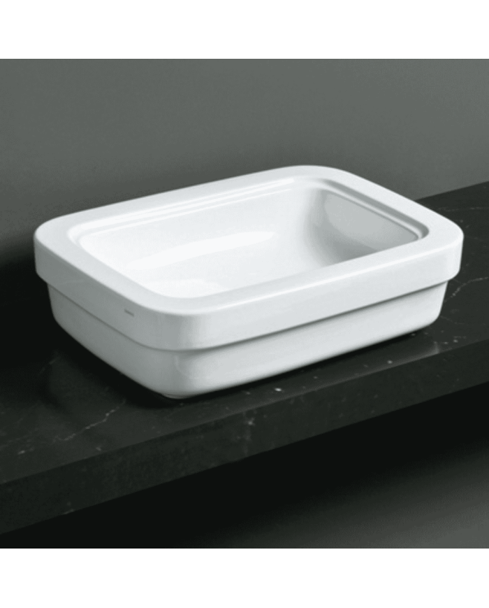 Lavabo suspendu Simas | Céramique italienne 58 cm