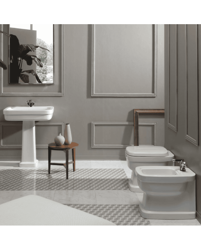 bidet caréné Simas | Céramique italienne vintage