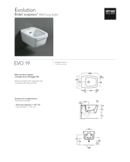 Bidet suspendu - Simas