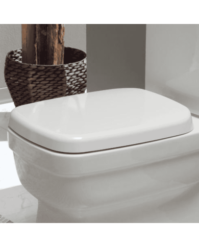 abattant wc simas | enveloppant et chromé
