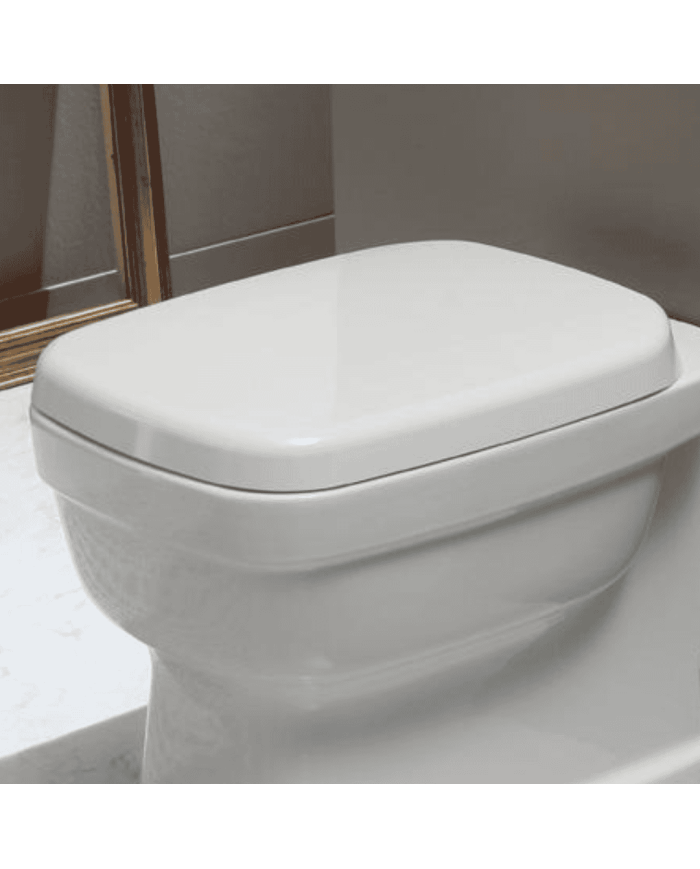 abattant wc simas | enveloppant et chromé