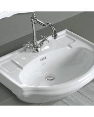 lavabo rétro simas | Céramique italienne 67 cm