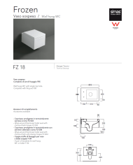 Cuvette suspendue - Simas