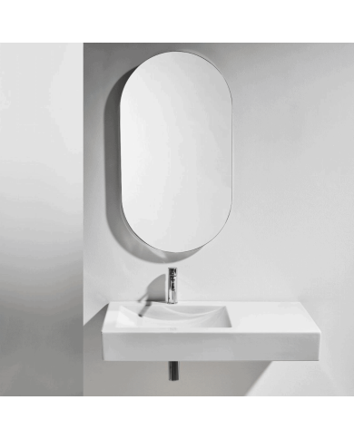 Lavabo 90 Simas | Céramique italienne design carré