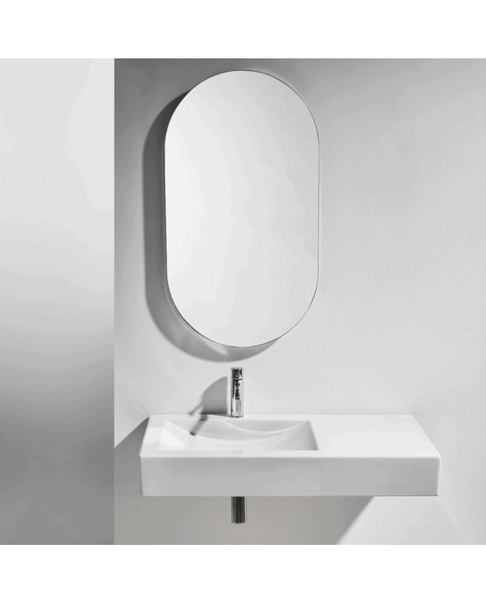 Lavabo 90 Simas | Céramique italienne design carré