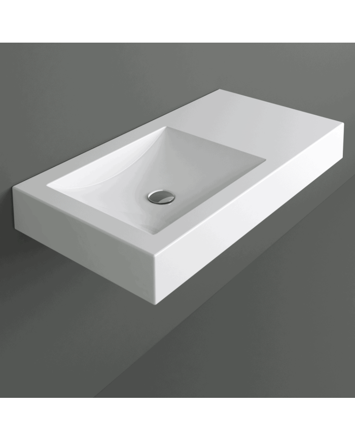 Lavabo 90 Simas | Céramique italienne design carré