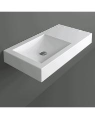 Lavabo 90 Simas | Céramique italienne design carré