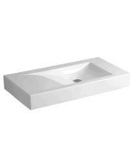 Lavabo suspendu Simas Frozen | Céramique italienne 100 cm