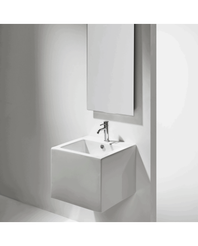 lavabo suspendu simas | Simas Frozen 50 cm