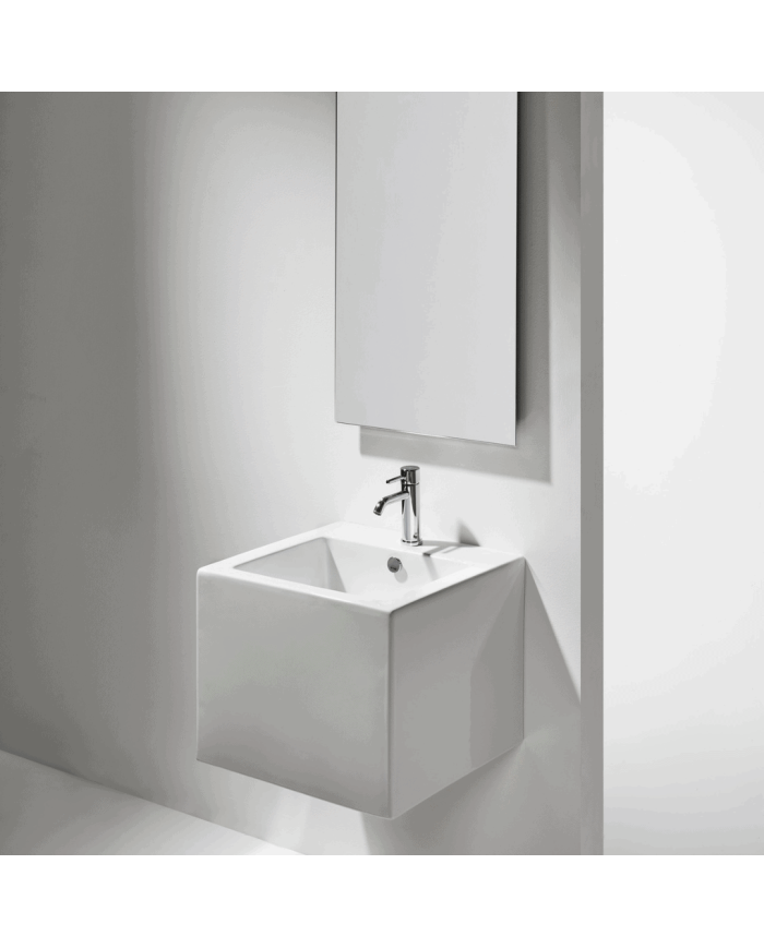 lavabo suspendu simas | Simas Frozen 50 cm