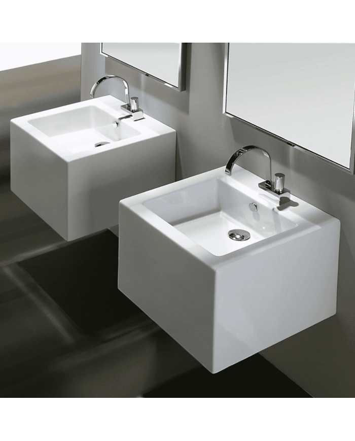 lavabo suspendu simas | Simas Frozen 50 cm