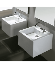 lavabo suspendu simas | Simas Frozen 50 cm