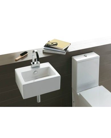 lavabo rétro simas | céramique italienne carrée