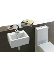lavabo rétro simas | céramique italienne carrée