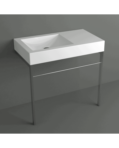 colonne lavabo simas | Frozen 90 cm design carré