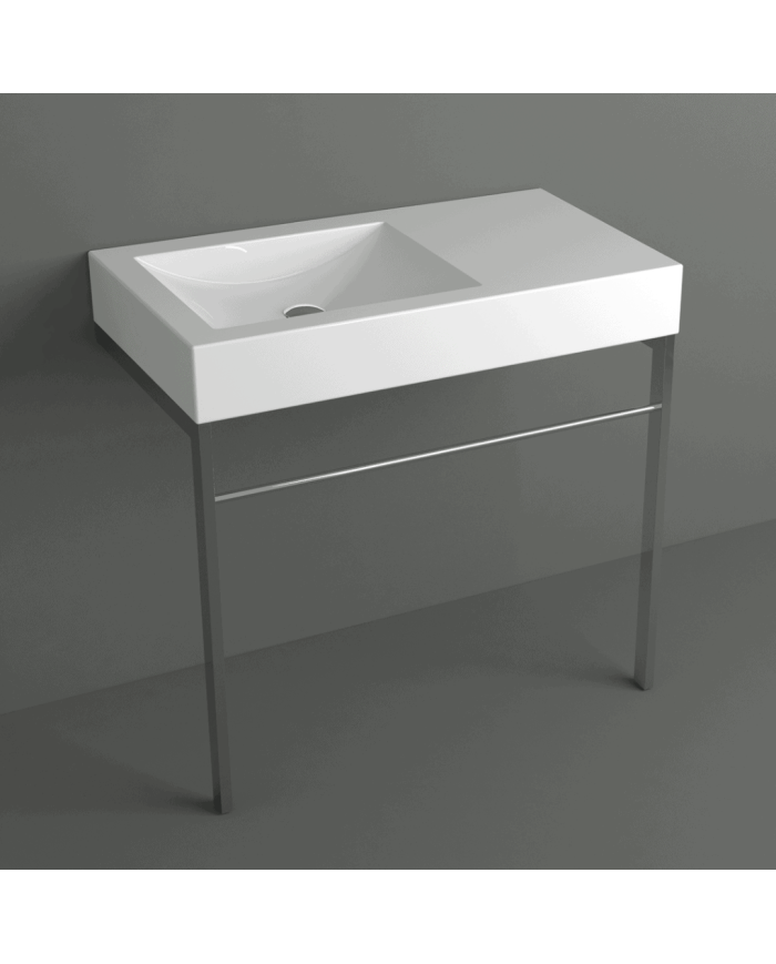 colonne lavabo simas | Frozen 90 cm design carré