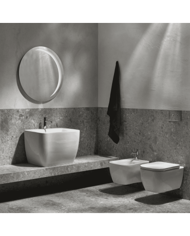 Lavabo suspendu Simas | Céramique artisanale italienne