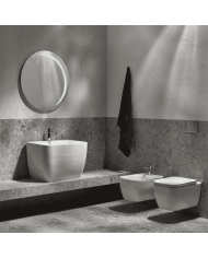 Lavabo suspendu Simas | Céramique artisanale italienne